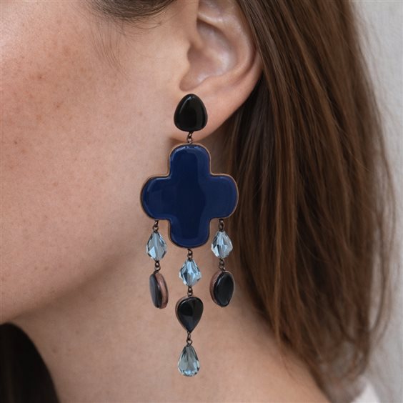 Boucles d'oreilles Rosso Prezioso Femme in Bois 018 - 018